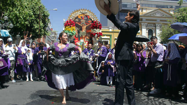 Señor de los Milagros en La Paz