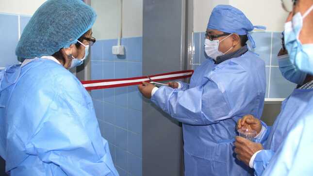 Hospital José Agurto Tello de Chosica inauguró tercera sala de operaciones 