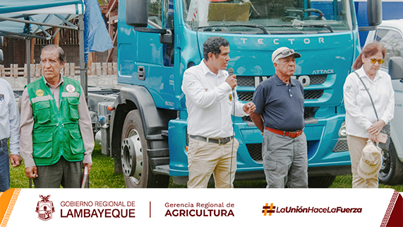 Se muestra al Ing. Renzo Carrillo como representante de la Gerencia Reional de Agricultura de Lambayeque.
