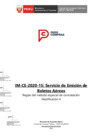 Vista preliminar de documento Modificación de las Reglas del Método Especial de Contratación del Acuerdo Marco IM-CE-2020-15 Modificación II