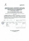 Vista preliminar de documento Aviso de Saneamiento Físico Legal
