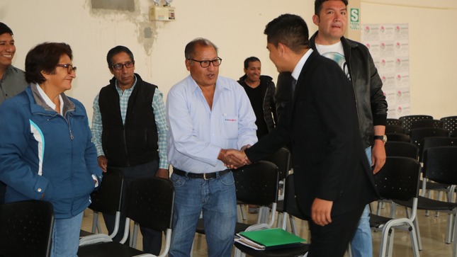 Tras retomar sus funciones en la municipalidad provincial de Huancayo