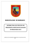 Vista preliminar de documento Presupuesto Participativo 2012