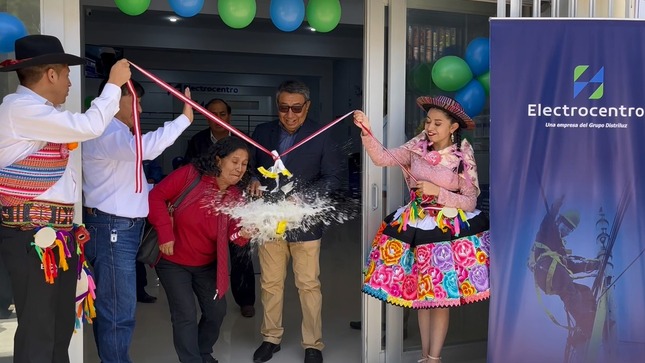 ELECTROCENTRO inaugura oficina de Atención al Cliente en el centro de Huancayo