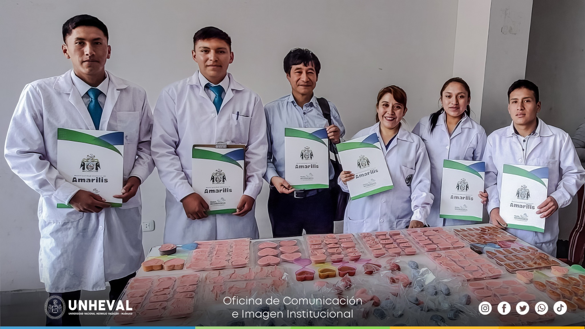 UNHEVAL apoya proyecto innovador convirtiendo aceite reciclado en jabón para preservar el Río Huallaga