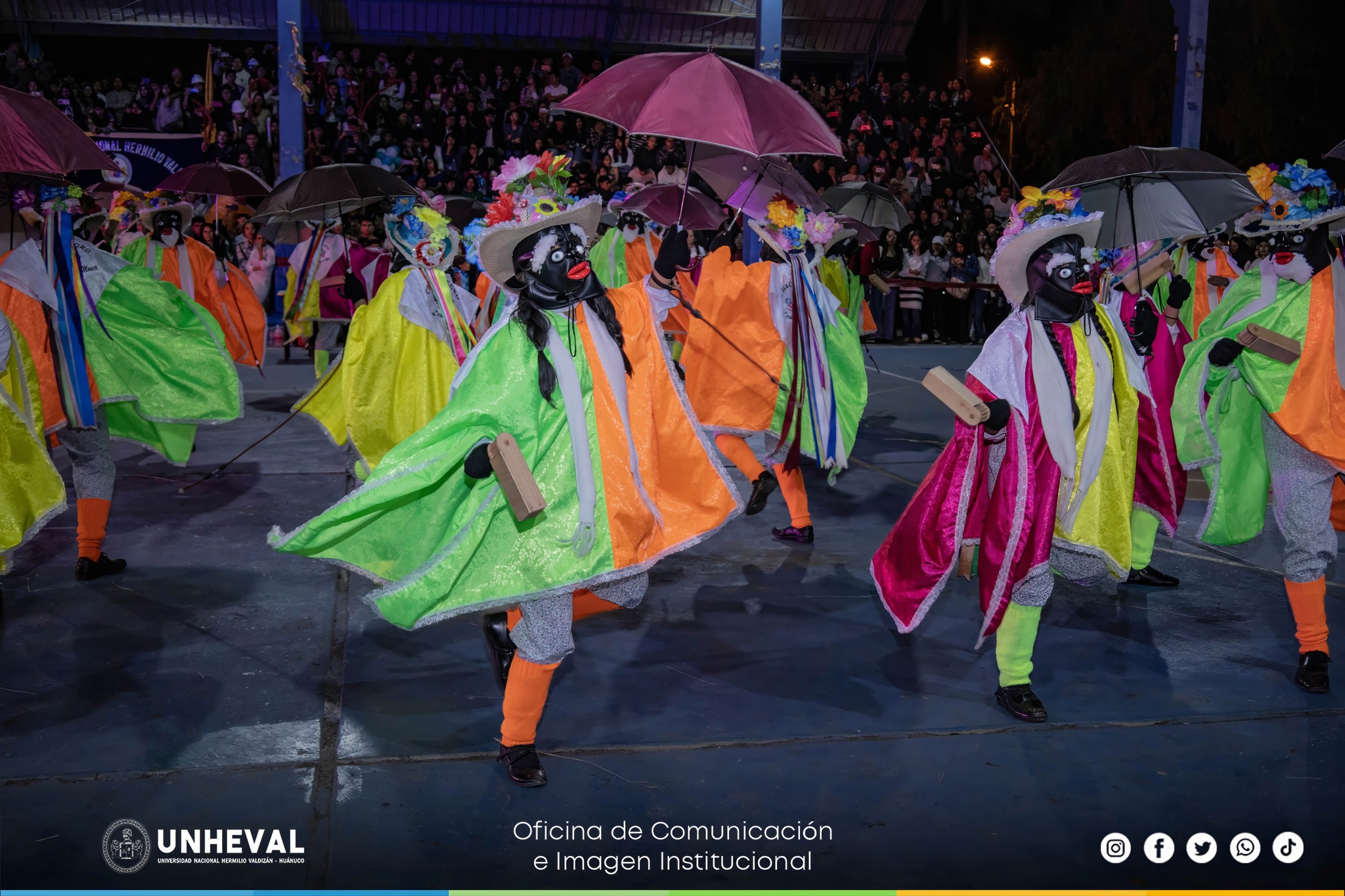 Explosión regional en el Festival de Danzas Folclóricas de la UNHEVAL