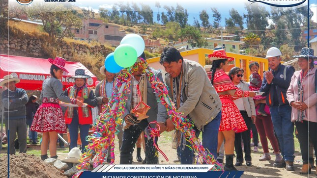 Iniciamos construcción de moderna infraestructura para la I.E. Inicial Qorilacito