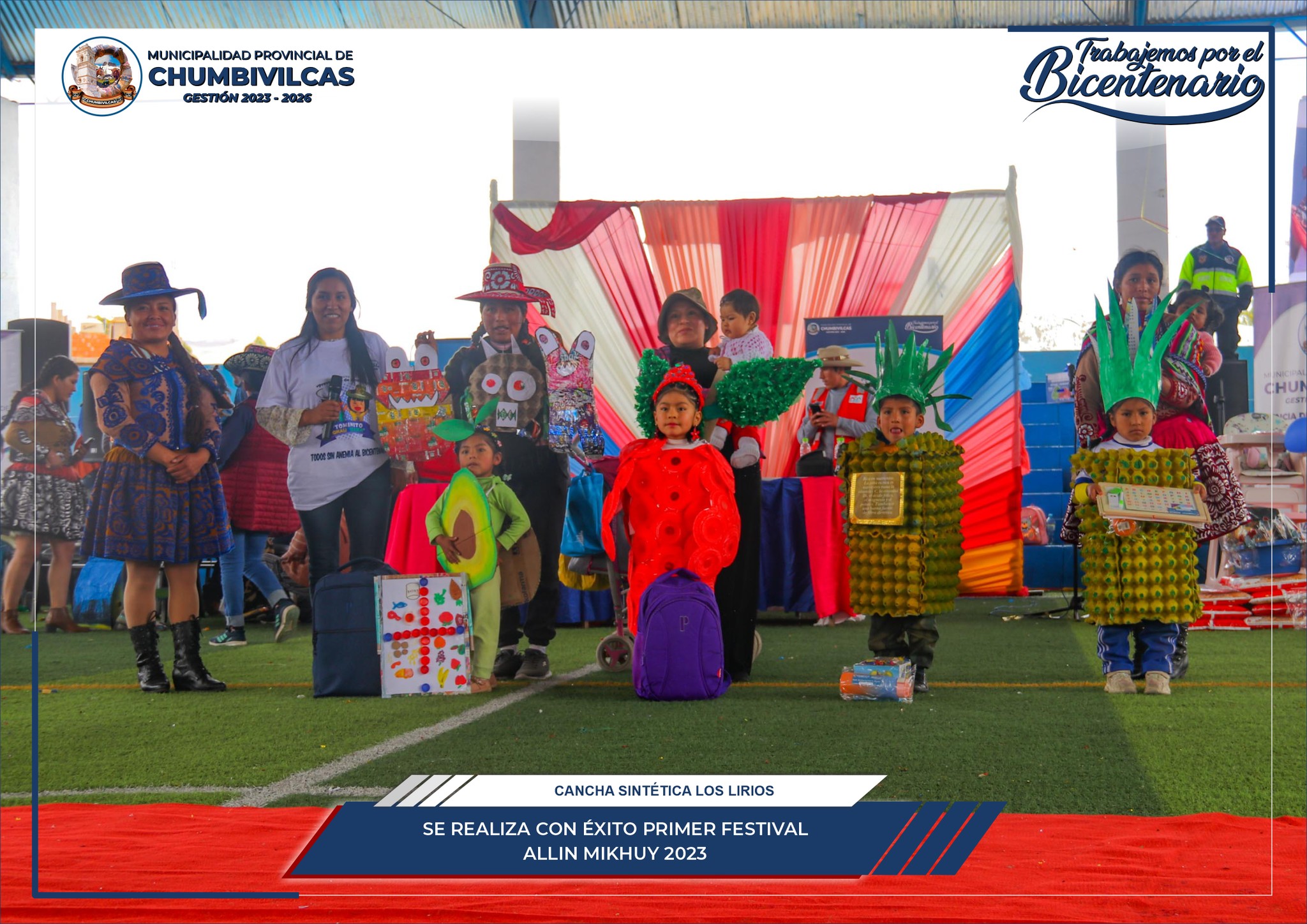 Primer Festival Allin Mikhuy 2023 en el distrito de Santo Tomás provincia de Chumbivilcas