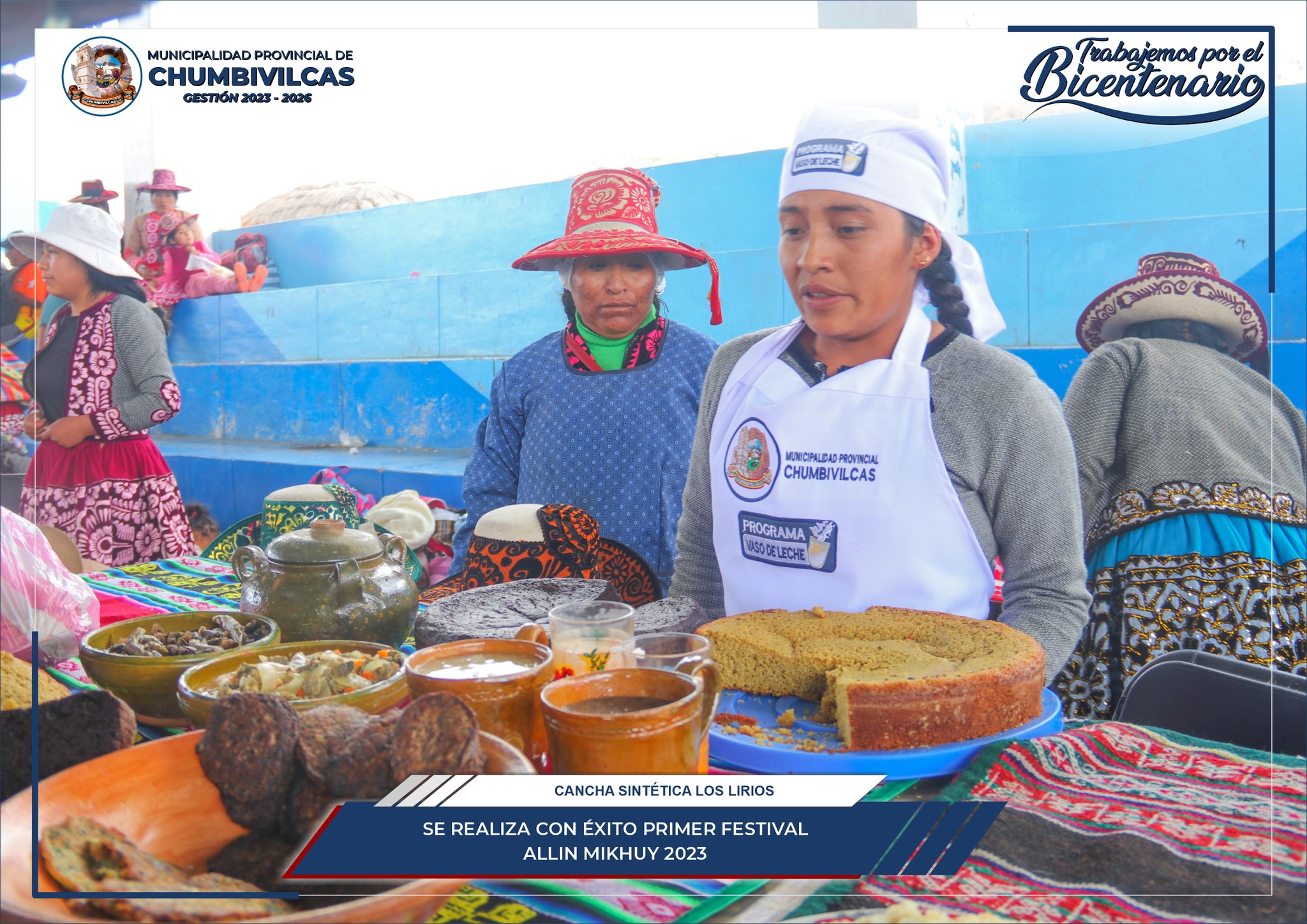 Primer Festival Allin Mikhuy 2023 en el distrito de Santo Tomás provincia de Chumbivilcas