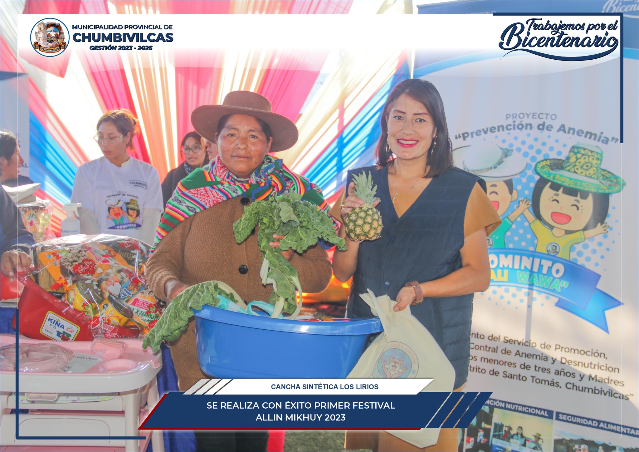 Primer Festival Allin Mikhuy 2023 en el distrito de Santo Tomás provincia de Chumbivilcas