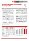 Vista preliminar de documento Reporte Mensual de Turismo - Noviembre 2019