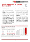 Vista preliminar de documento Reporte Mensual de Turismo - Diciembre 2019