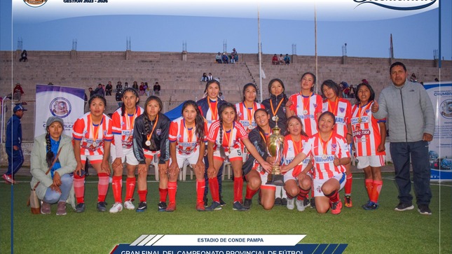 Gran final del campeonato provincial de fútbol "Jóvenes al Bicentenario Chumbivilcas 2023"