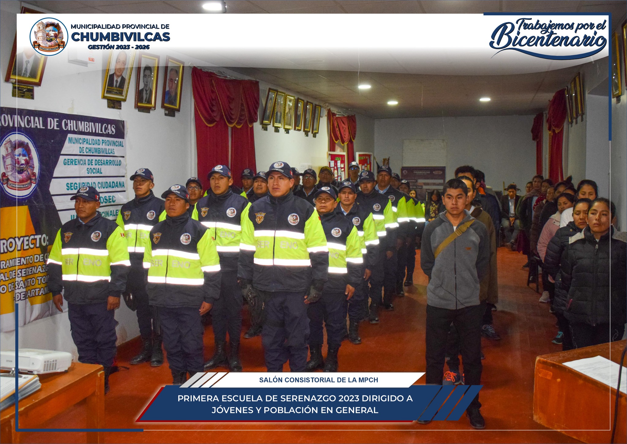 Municipalidad Provincial de Chumbivilcas apertura Escuela de Serenazgo 2023 