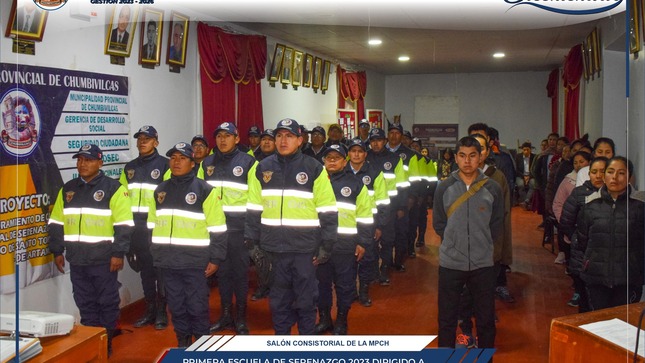 Municipalidad Provincial de Chumbivilcas apertura Escuela de Serenazgo 2023 