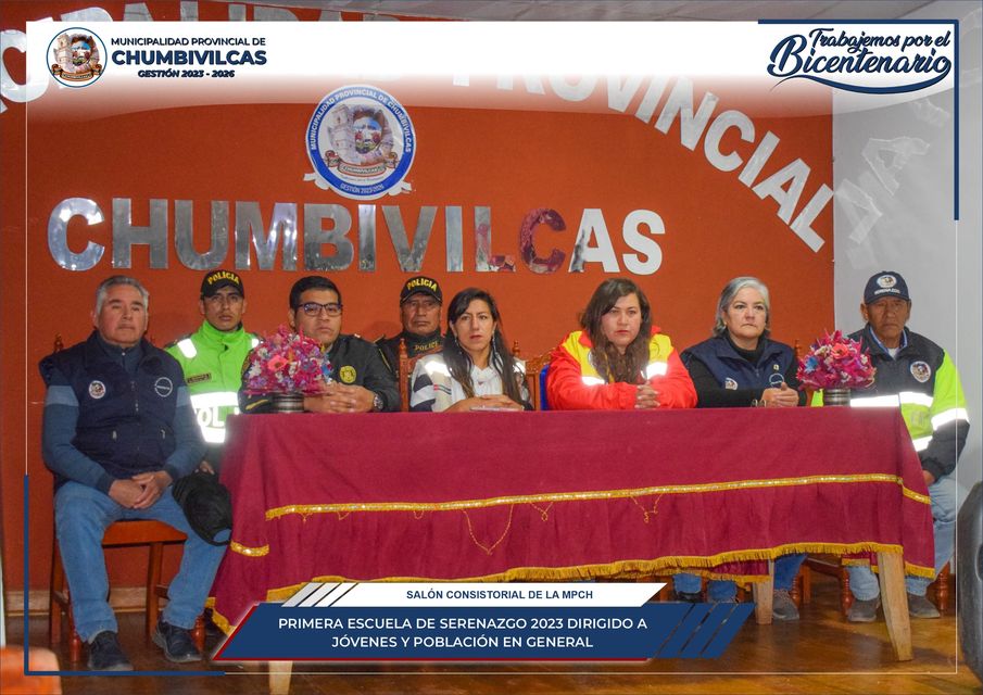 Municipalidad Provincial de Chumbivilcas apertura Escuela de Serenazgo 2023 