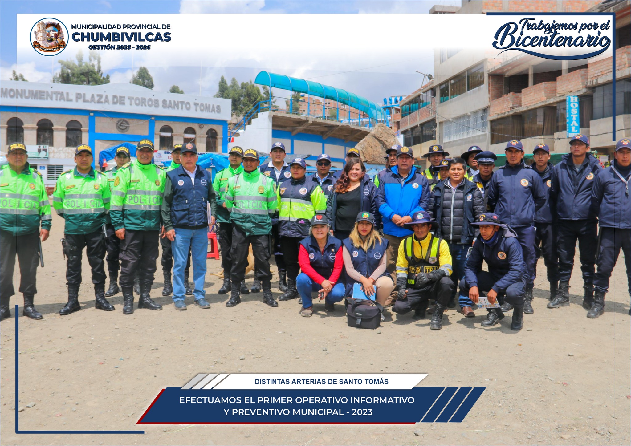 Municipalidad de Chumbivilcas realiza Primer Operativo Informativo y Preventivo Municipal 2023