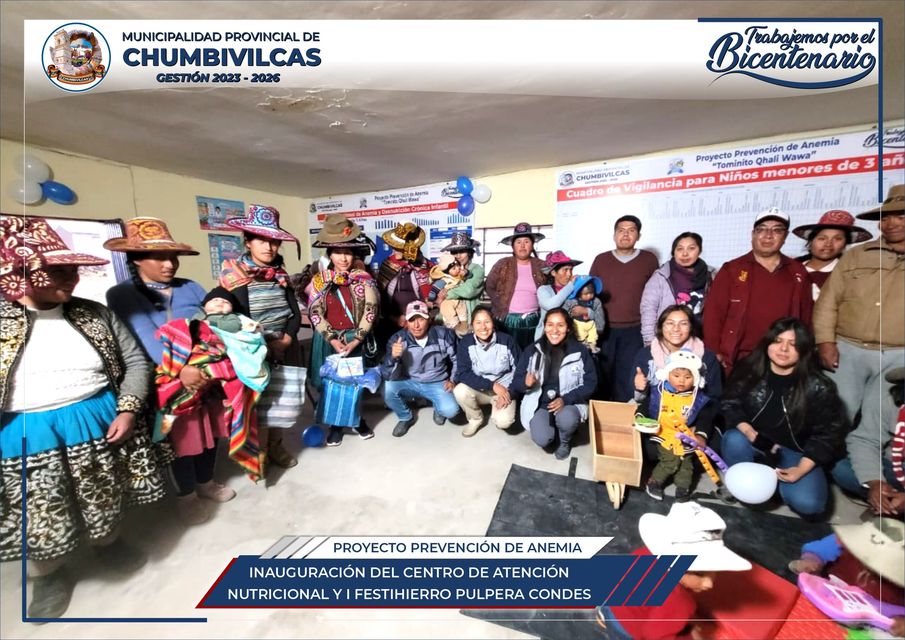 Municipalidad de Chumbivilcas inaugura centro de atención nutricional en el I Festihierro Pulpera Condes 2023 