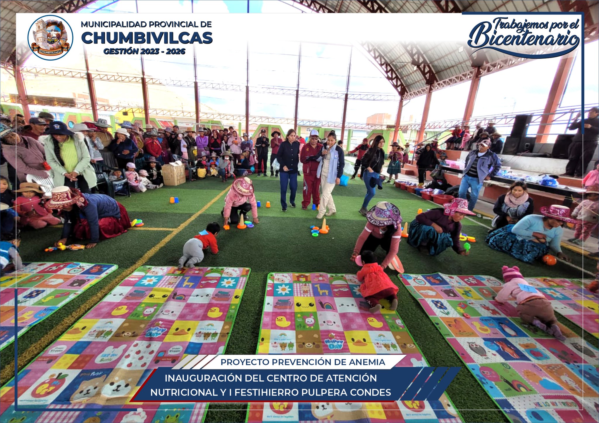 Municipalidad de Chumbivilcas inaugura centro de atención nutricional en el I Festihierro Pulpera Condes 2023 