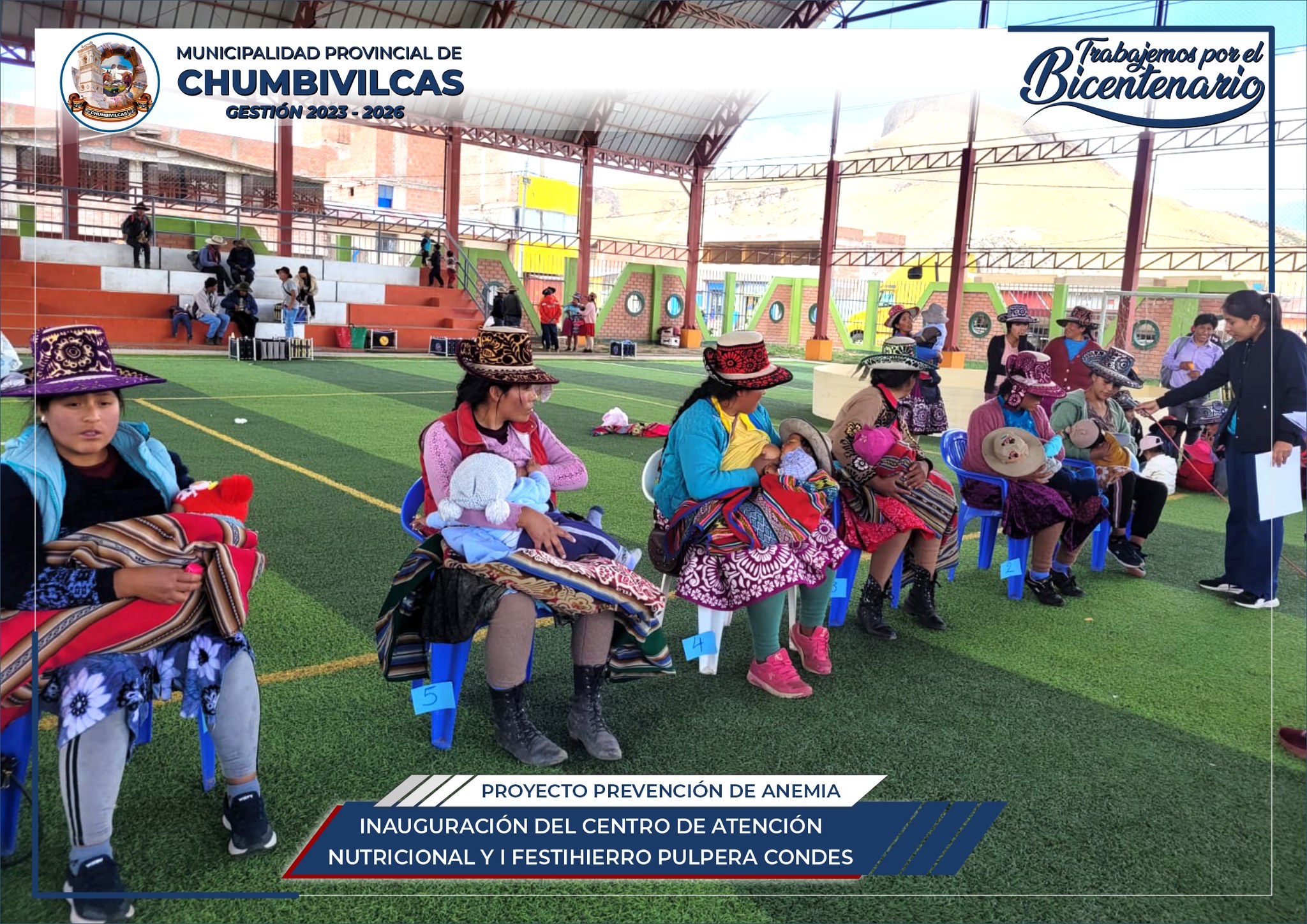 Municipalidad de Chumbivilcas inaugura centro de atención nutricional en el I Festihierro Pulpera Condes 2023 