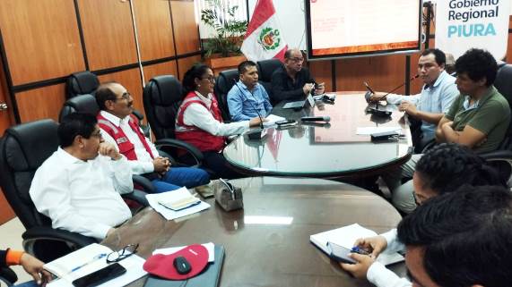GORE Piura culminará intervenciones para afrontar el FEN Costero