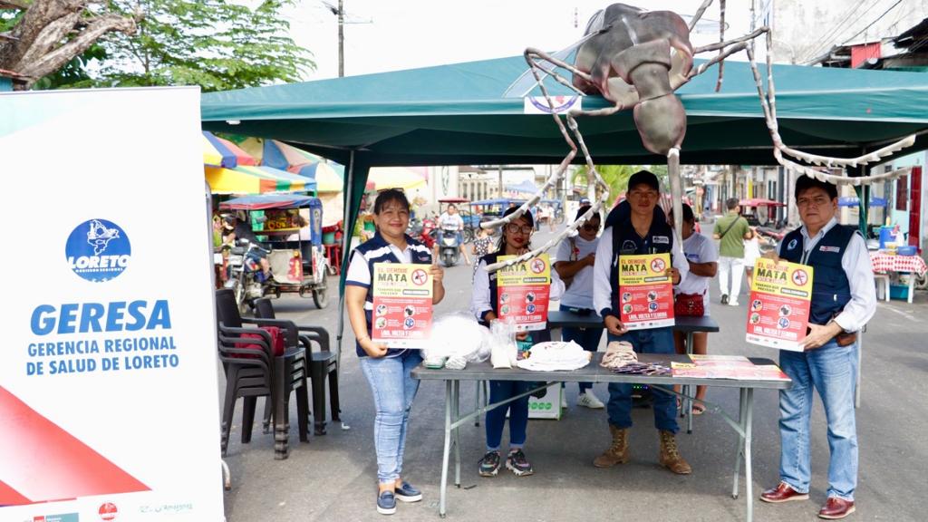 Minsa y Geresa Loreto realizaron activación contra el dengue en el Cementerio General San Miguel Arcángel de Iquitos