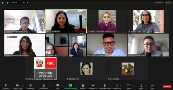  Perú y Ecuador intercambian experiencias sobre política pública cultural