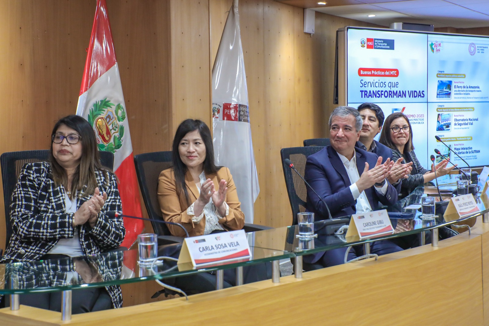 MTC: Ministro Pérez Reyes destacó labor realizada en los servicios reconocidos por ser Buenas Prácticas en Gestión Pública 2023