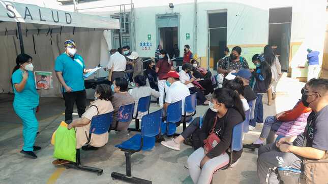 Sesión educativa sobre tuberculosis