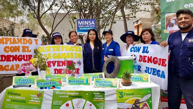 Diris Lima Este y Municipalidad de Chaclacayo promueven actividades educativas para prevenir el dengue