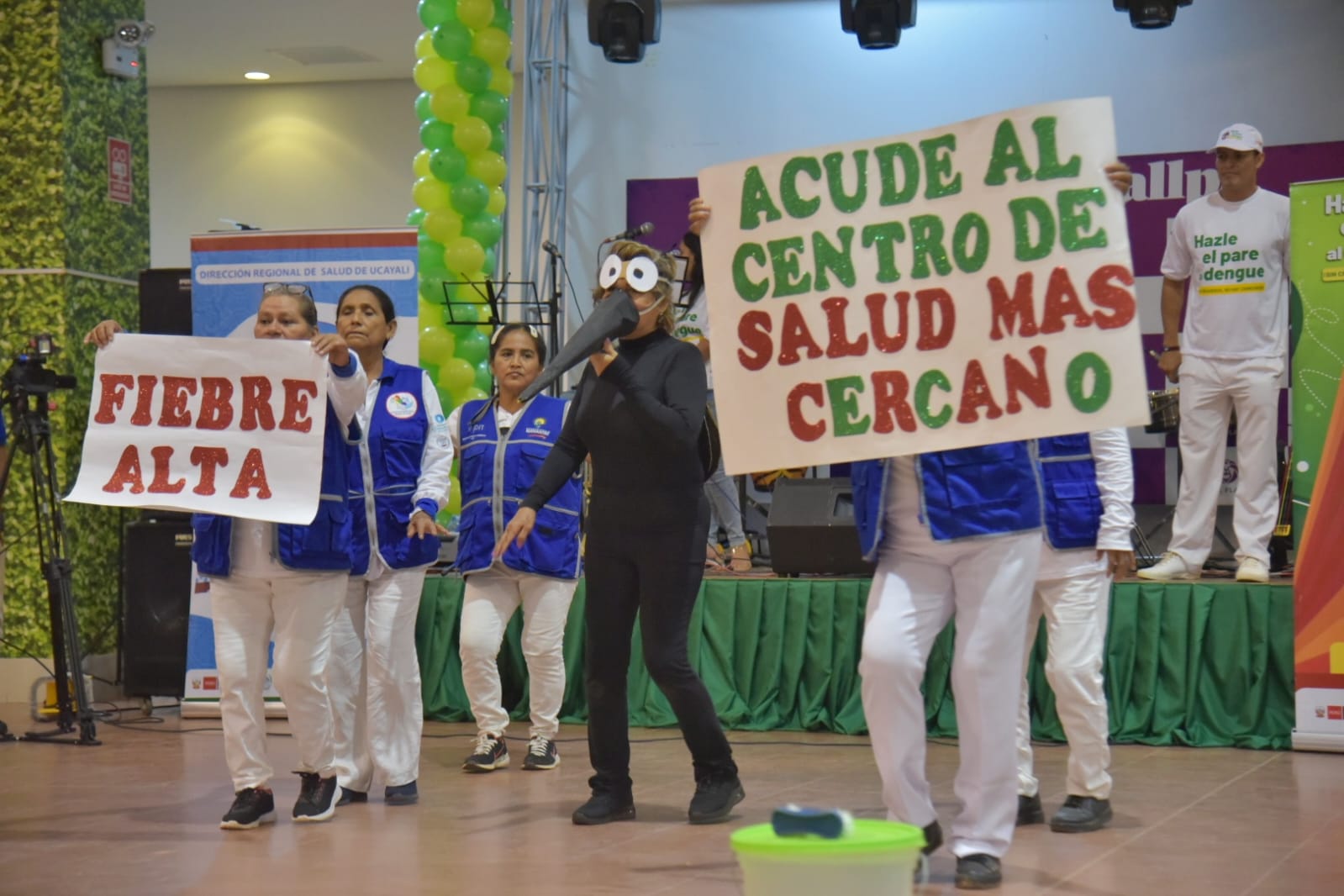 Minsa y Diresa Ucayali realizaron gran feria integral informativa contra el dengue