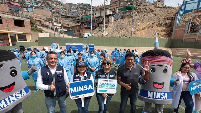 Minsa fortalece vacunación contra la covid-19 ante la presencia de la nueva variante 'Pirola' en Chorrillos