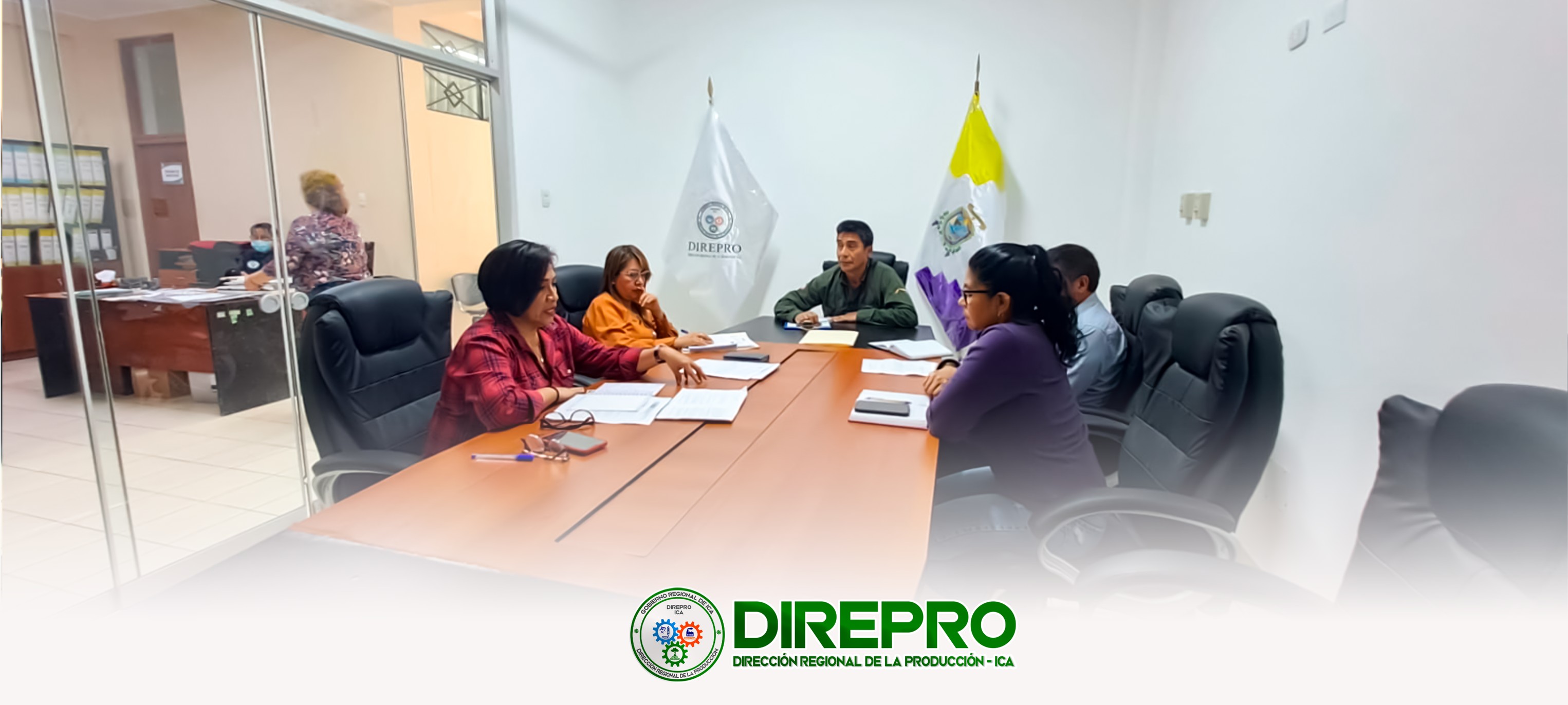 El equipo técnico de la Sub dirección de Pesquería de la DIREPRO ICA, sostuvo la reunión de trabajo