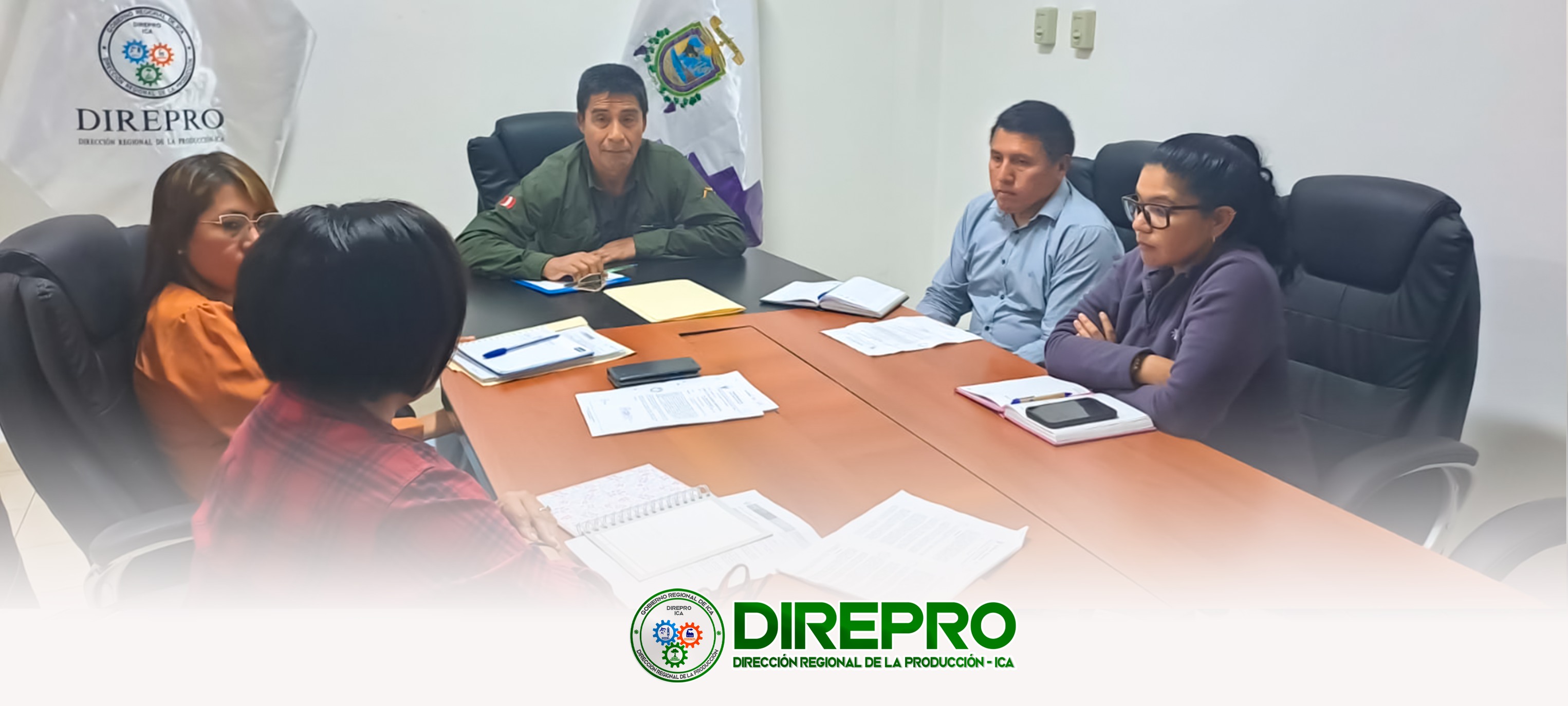 El equipo técnico de la Sub dirección de Pesquería de la DIREPRO ICA, sostuvo la reunión de trabajo