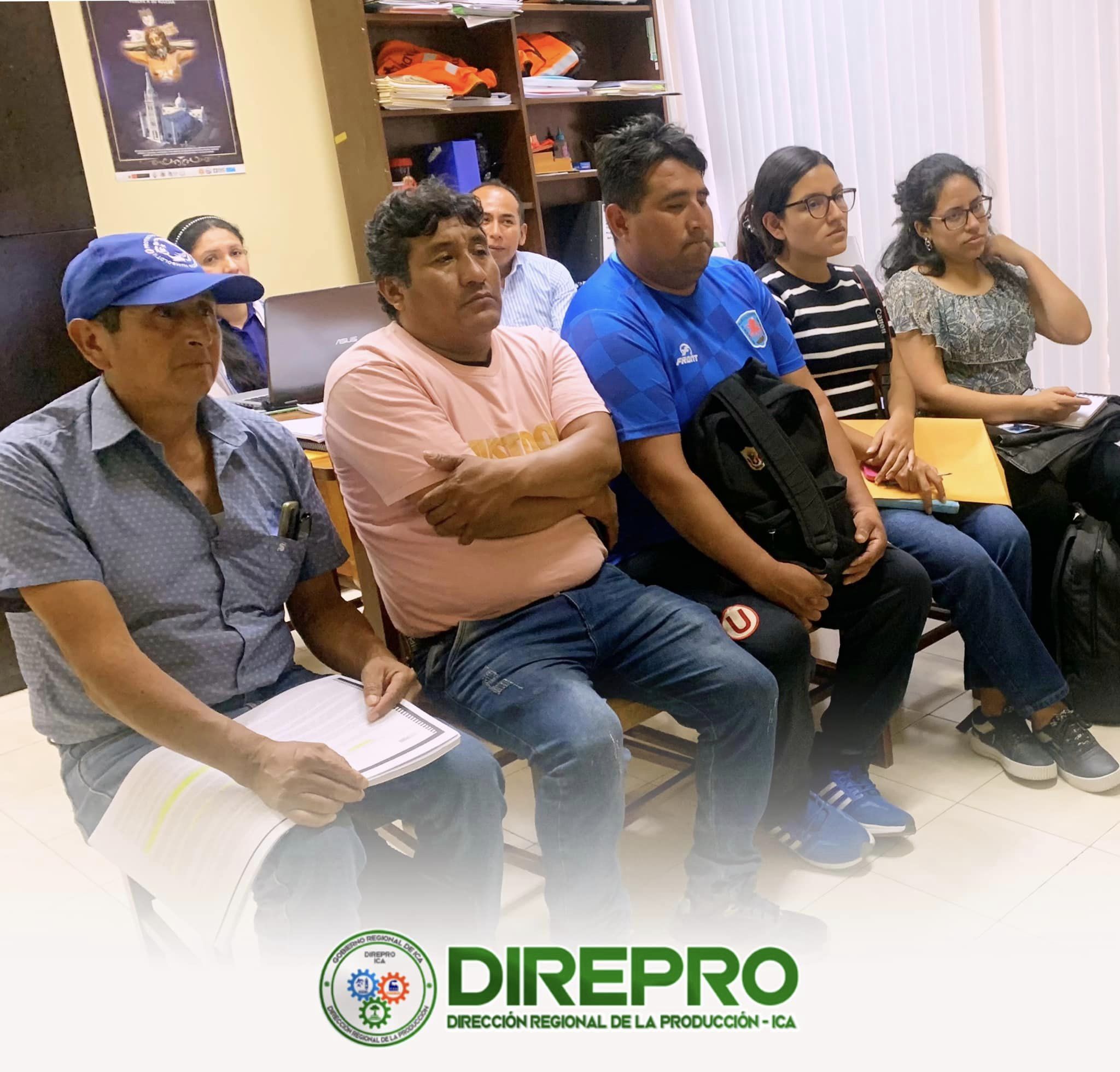Reunión para ver las problemáticas de la maricultura en el sector de Marcona