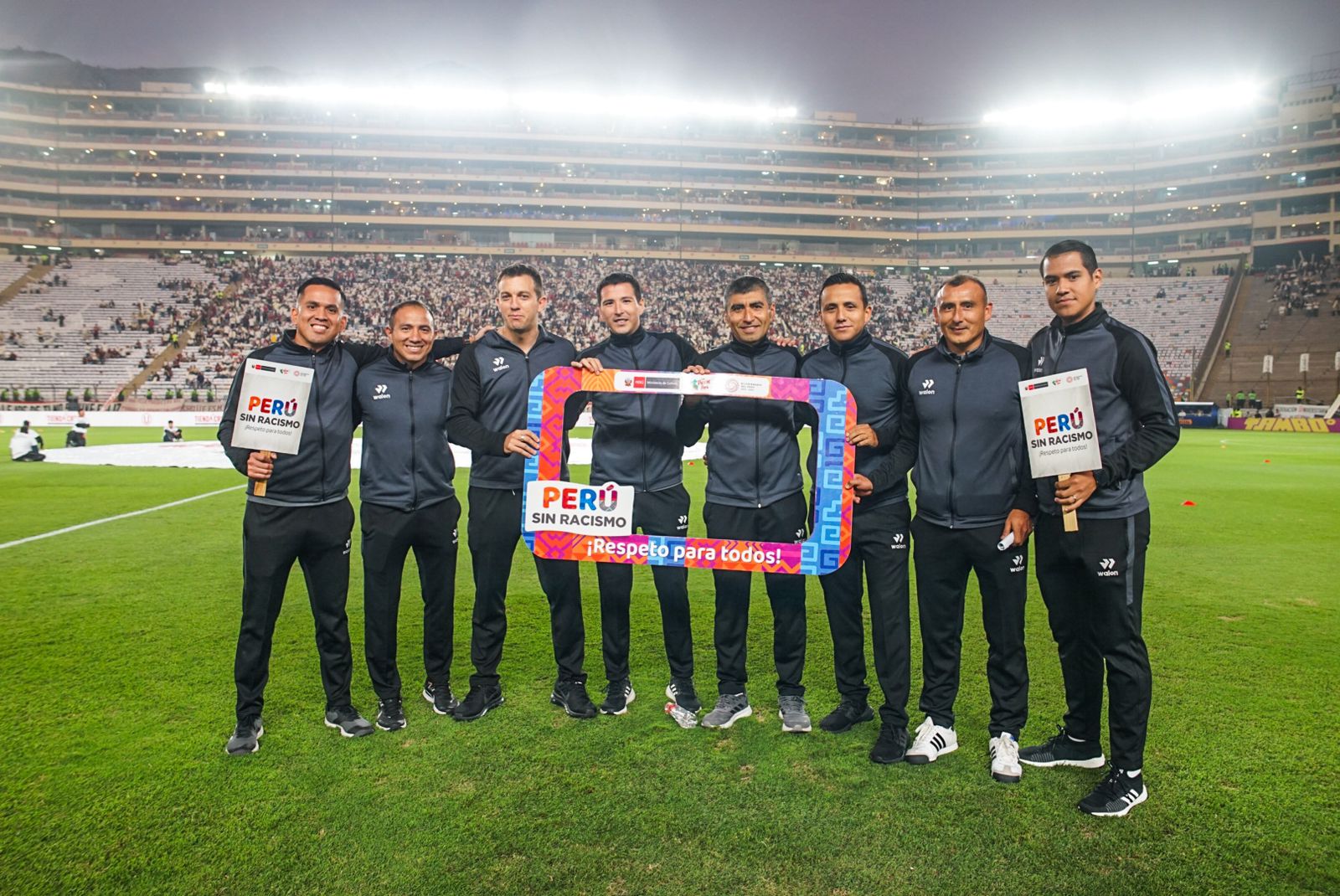 #PerúsinRacismo se hizo presente en la primera final del torneo de la Liga 1