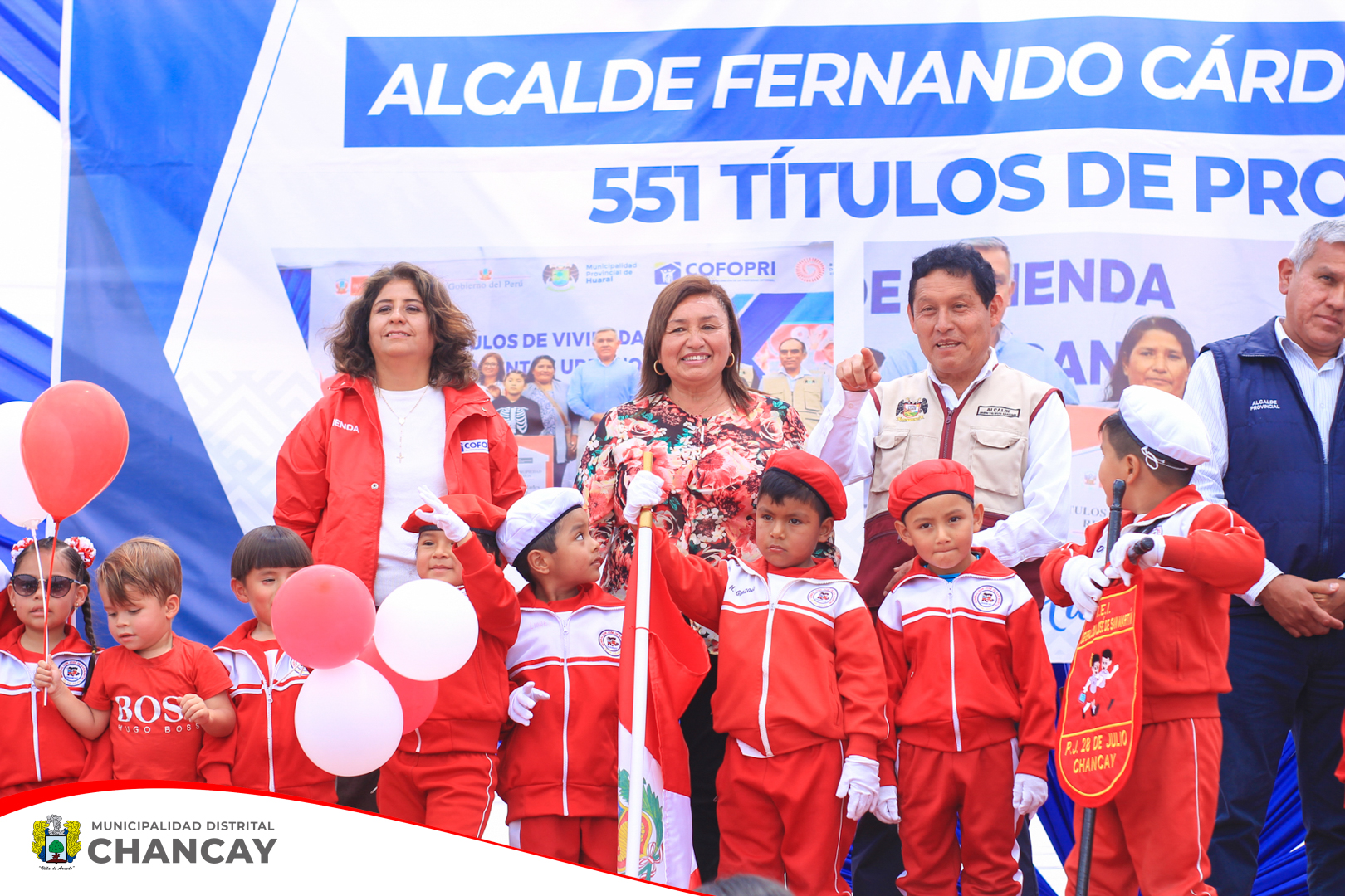 Nuestros ciudadanos chancayanos pertenecientes a los distintos sectores del distrito, fueron beneficiados con la entrega de estos títulos de propiedad.