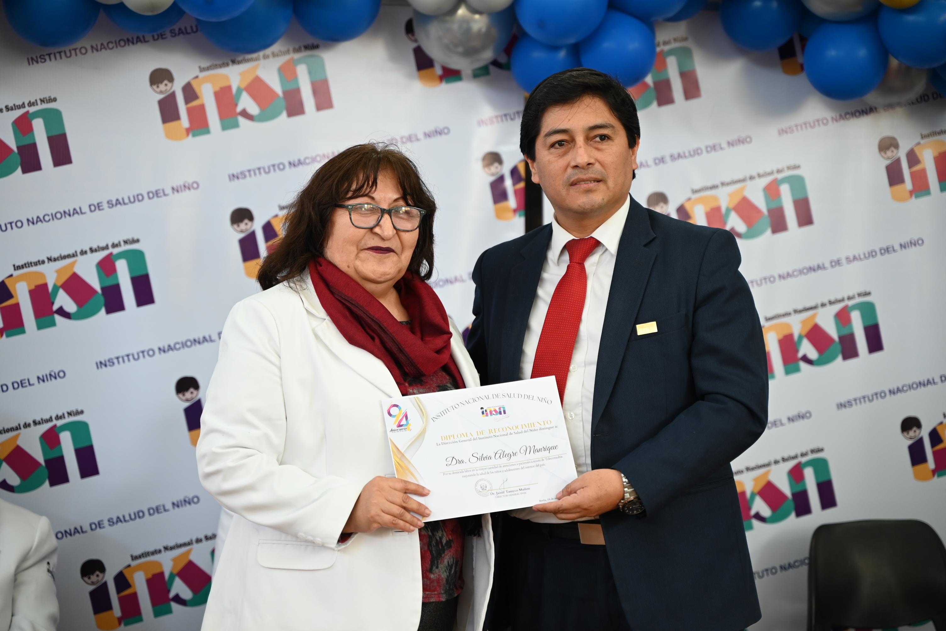 El INSN reconoce a su personal profesional por su destacada labor durante el 2023