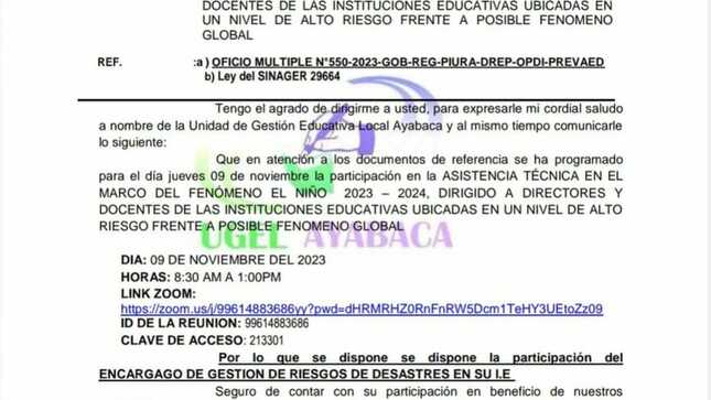 Comunicado