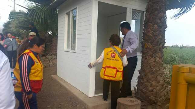MUNICIPALIDAD DE HUAURA ENTREGA CASETA DE VIGILANCIA Y TRANQUERAS PARA FORTALECER LA SEGURIDAD CIUDADANA EN EL CENTRO POBLADO RONTOY