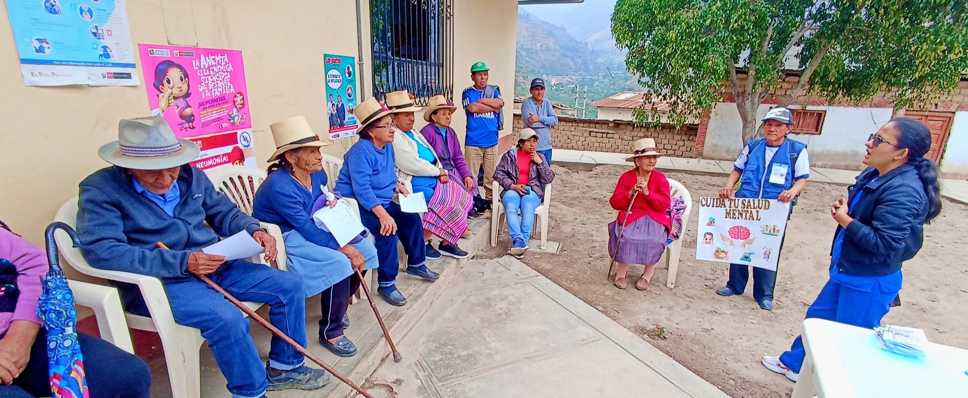 Campaña de salud en la comunidad de Piscocoto