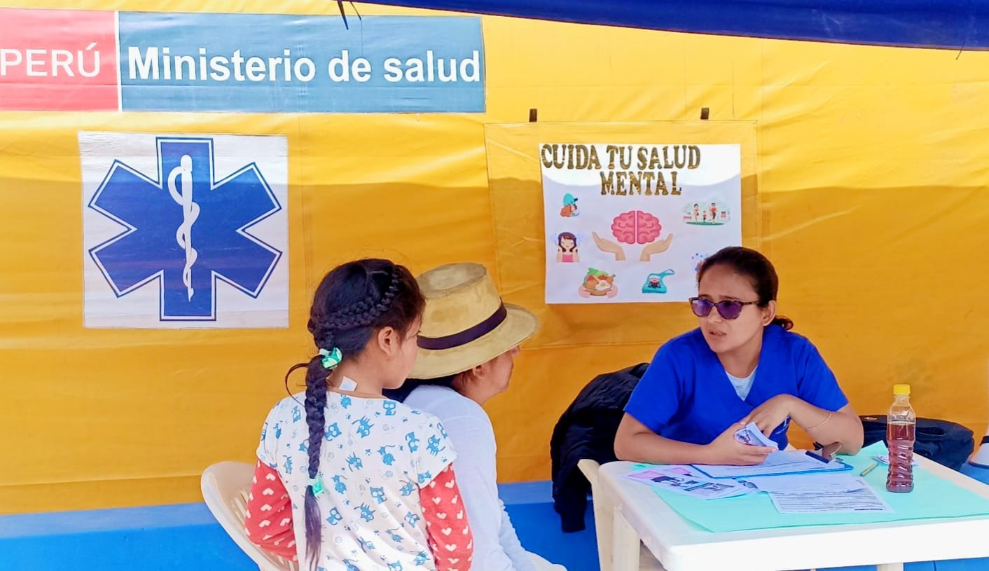 Campaña de salud en la comunidad de Piscocoto