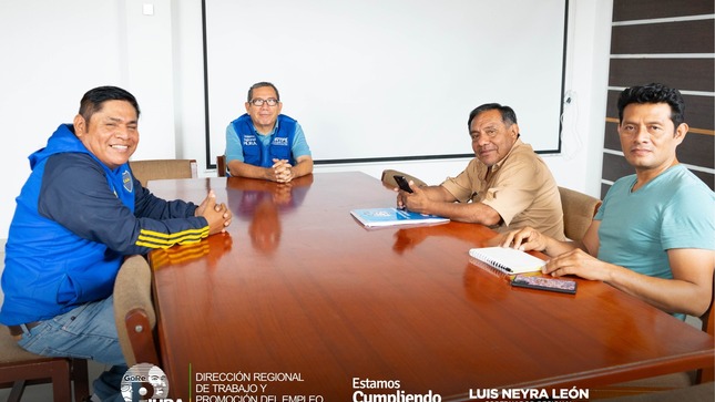 DRTPE Piura llevo a cabo la reunión de orientación y negociación colectiva con el Sindicato de Trabajadores del sindicato SITRAJUCO