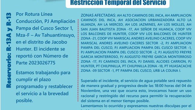 Restricción Temporal del Servicio