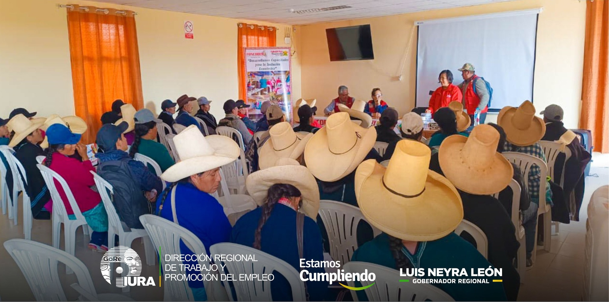 DRTPE Piura articula estrategias con FONCODES en el Tambo Arenales en Frías