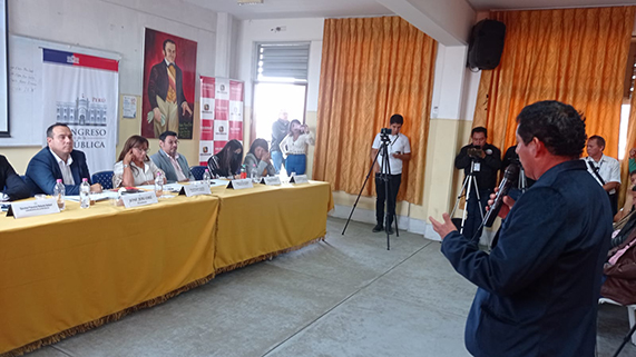 Audiencia Pública Descentralizada de la Comisión de Presupuesto y Cuenta General de la República.