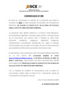 Vista preliminar de documento Comunicado N° 002 del Concurso de CAS N° 091-2023/LIMA-TEMPORAL