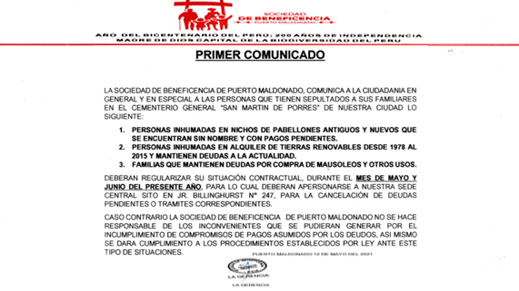 Archivo PDF comunicado