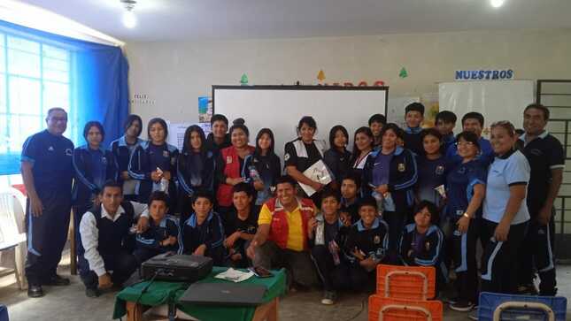 Charlas en Instituciones Educativas contra la violencia sexual en niños, niñas y adolescentes. 