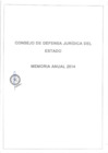 Vista preliminar de documento Memoria Anual 2014 del Consejo de Defensa Jurídica del Estado